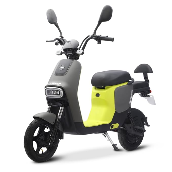 EOX OKO Non RTO Low Speed Electric Scooter with 50-60Km Mileage, Portable 48V Lithium Battery & Charger