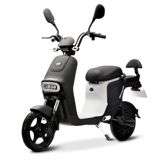 EOX OKO Non RTO Low Speed Electric Scooter  with 50-60Km Mileage, Portable 48V Lithium Battery & Charger
