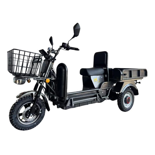 EOX E-Horse Non RTO Low Speed 3 Wheeler Electric Loader Scooter  600Kg Weight Capacity,  Portable Lithium Battery & Charger