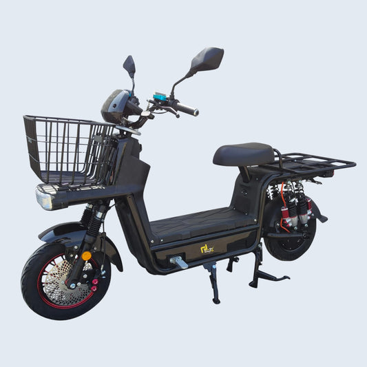 EOX E4 Plus Low Speed Electric Loader Scooter Non RTO, 300Kg Weight Capacity, Portable Charger